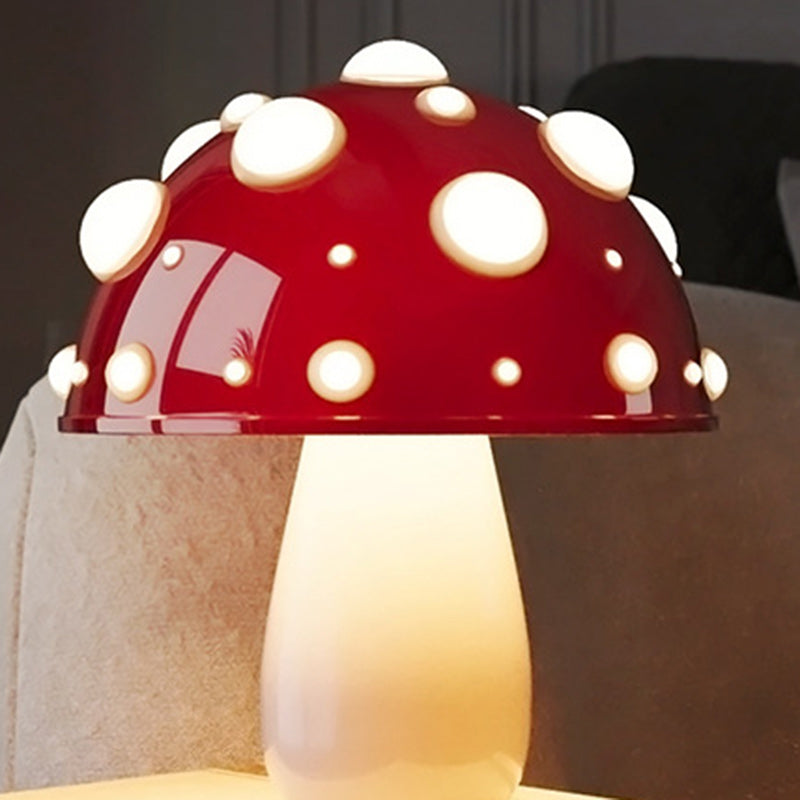 Rechargeable Iron PC Mushroom Table Lamp