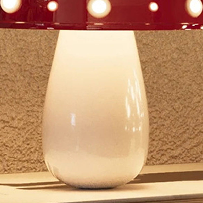 Rechargeable Iron PC Mushroom Table Lamp