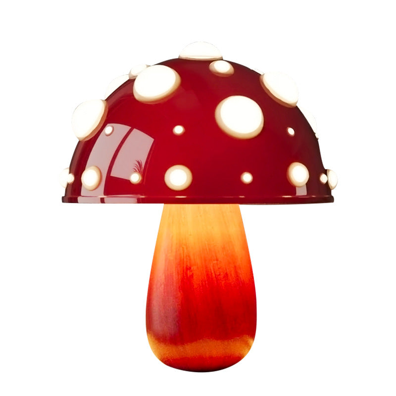 Rechargeable Iron PC Mushroom Table Lamp