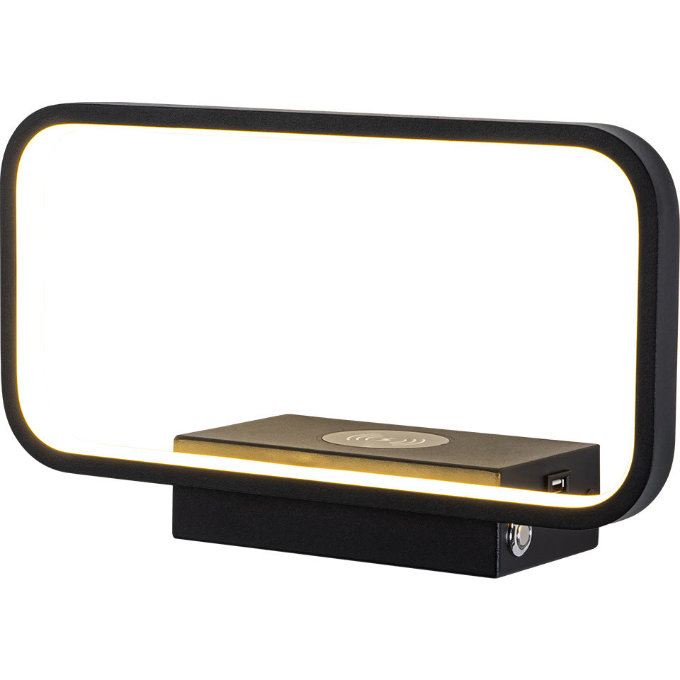 Iron Aluminum Resin Rectangular Wall Lamp