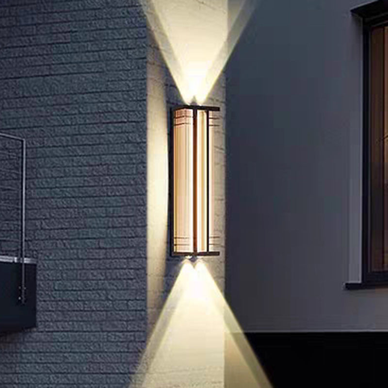 Stainless Steel PC Rectangular Outdoor Light