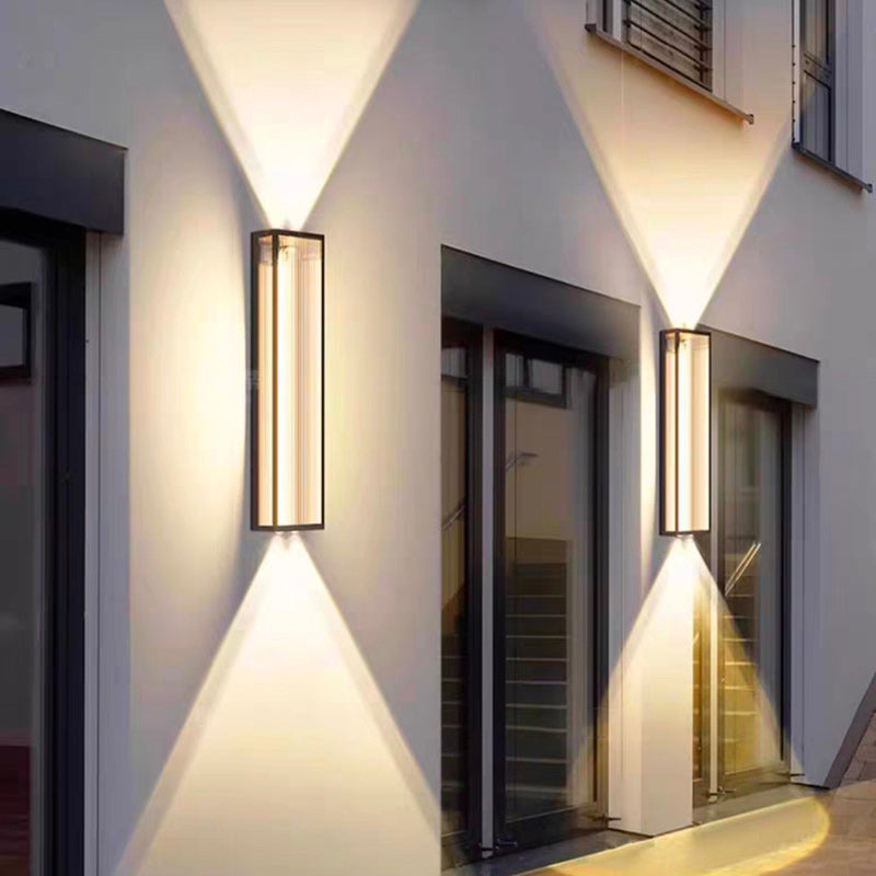 Stainless Steel PC Rectangular Outdoor Light