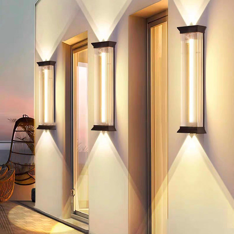 Stainless Steel PC Rectangular Outdoor Light