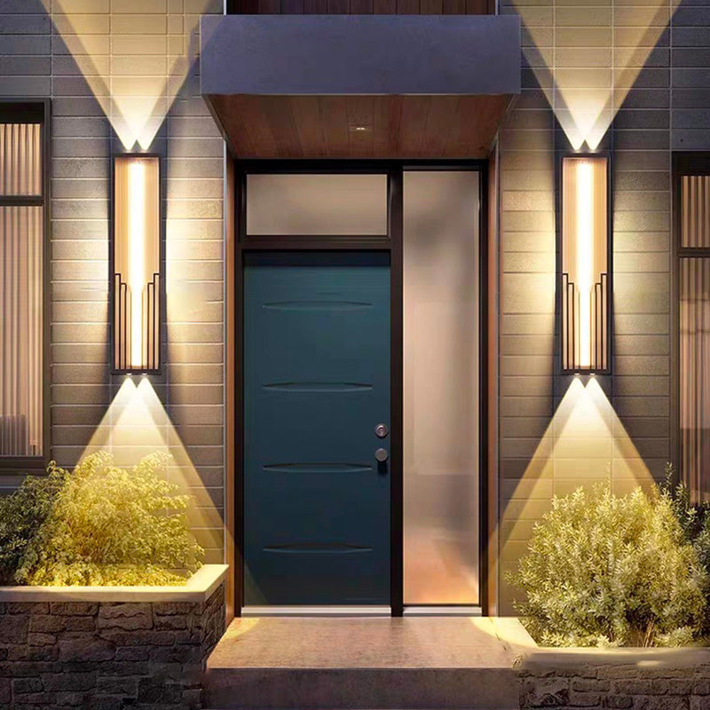 Stainless Steel PC Rectangular Outdoor Light