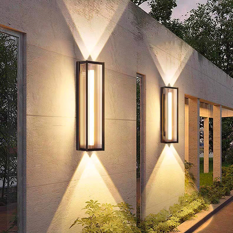 Stainless Steel PC Rectangular Outdoor Light