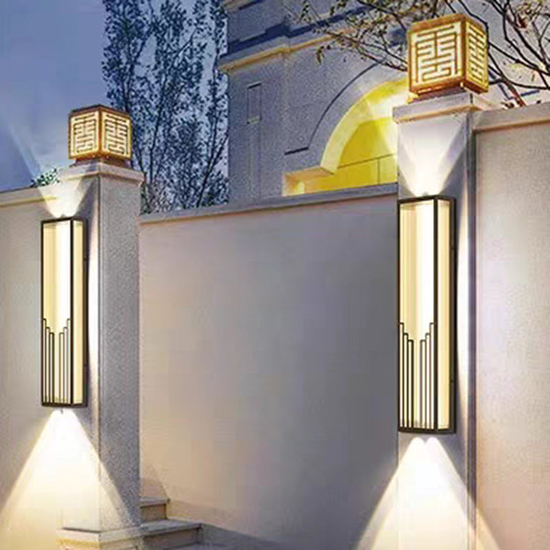Stainless Steel PC Rectangular Outdoor Light