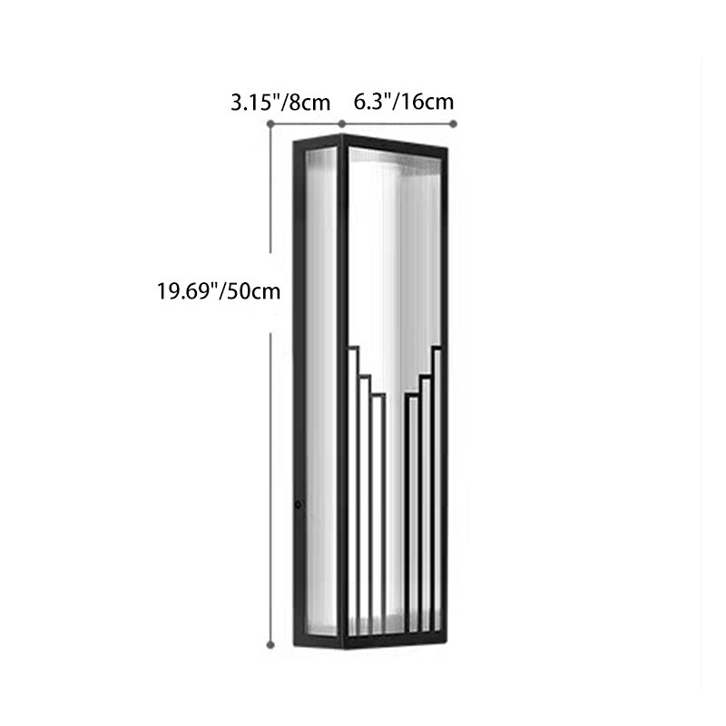 Stainless Steel PC Rectangular Outdoor Light