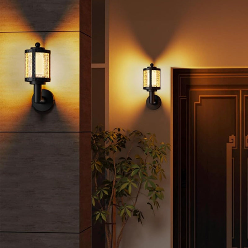 Aluminum Acrylic Cylindrical Smart Outdoor Light
