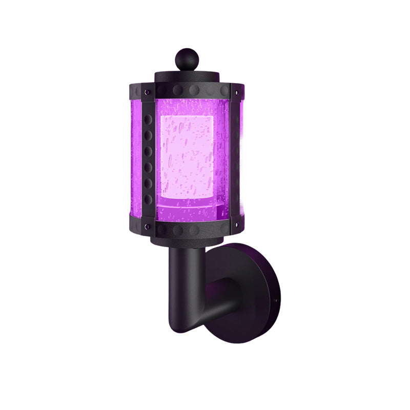 Aluminum Acrylic Cylindrical Smart Outdoor Light