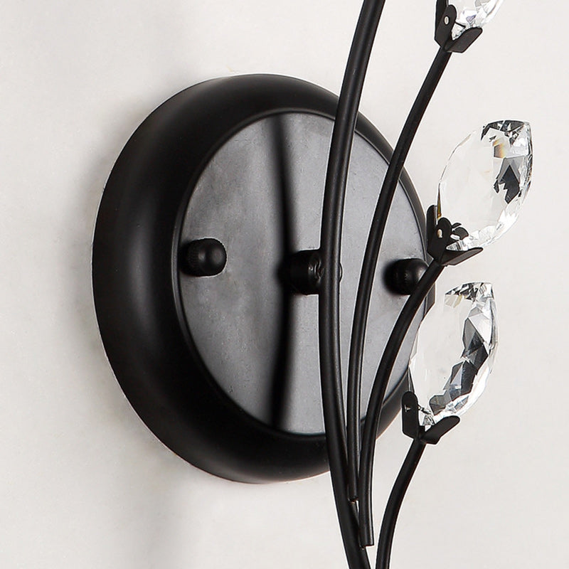 Glass Crystal Iron Bubble Wall Lamp
