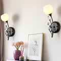 Glass Crystal Iron Bubble Wall Lamp