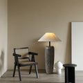 Ceramic Fabric Jar Cone Floor Lamp