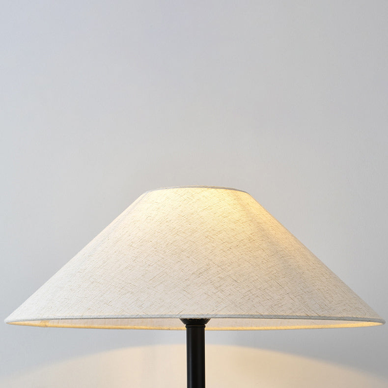 Ceramic Fabric Jar Cone Floor Lamp