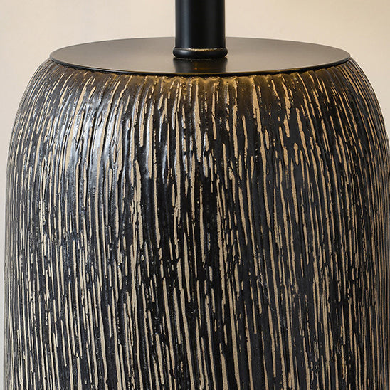 Ceramic Fabric Jar Cone Floor Lamp