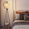 Glass Metal Starry Globe Floor Lamp