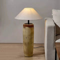 Ceramic Fabric Jar-Shaped Living Floor Lamp