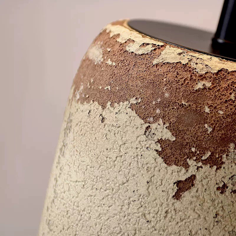 Ceramic Fabric Jar-Shaped Living Floor Lamp