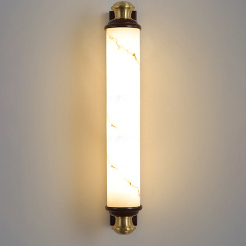 Brass Wujin Wood Imitation Wall Lamp