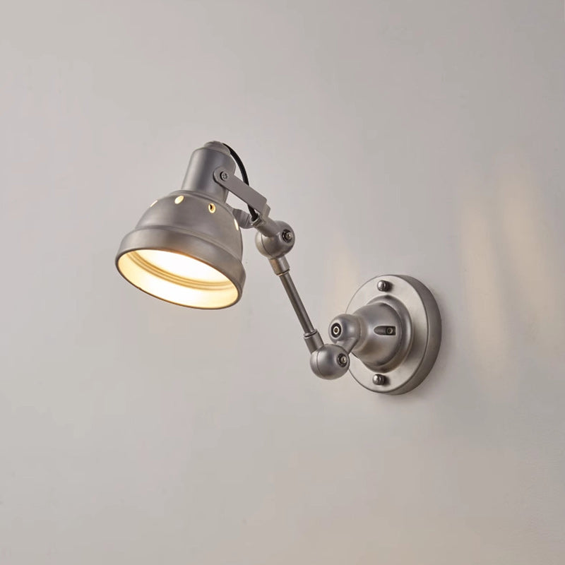 Aluminum Iron Half-Dome Hallway Wall Lamp