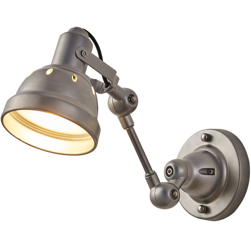 Aluminum Iron Half-Dome Hallway Wall Lamp