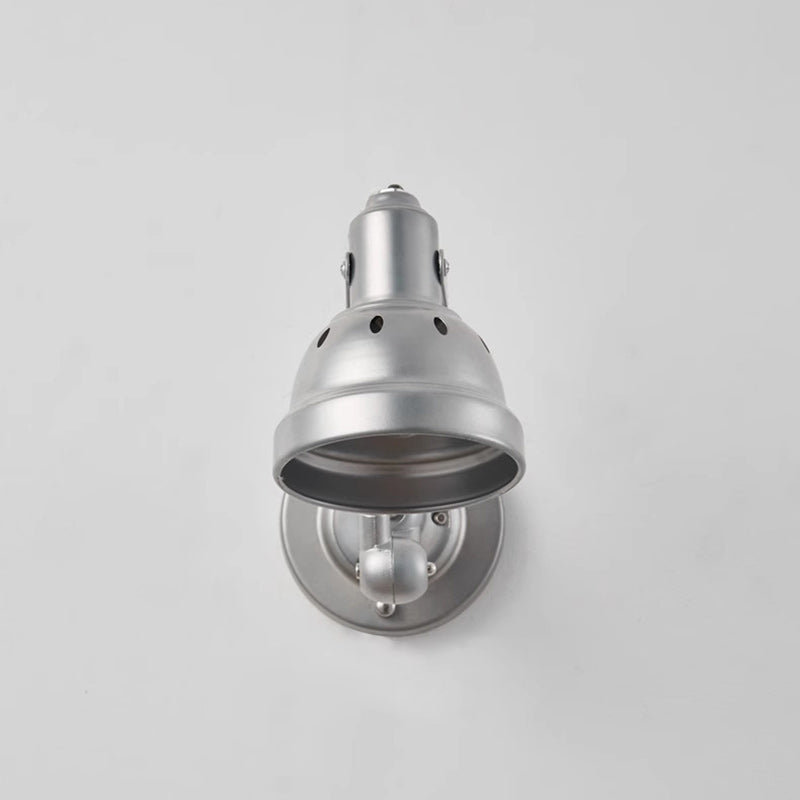 Aluminum Iron Half-Dome Hallway Wall Lamp