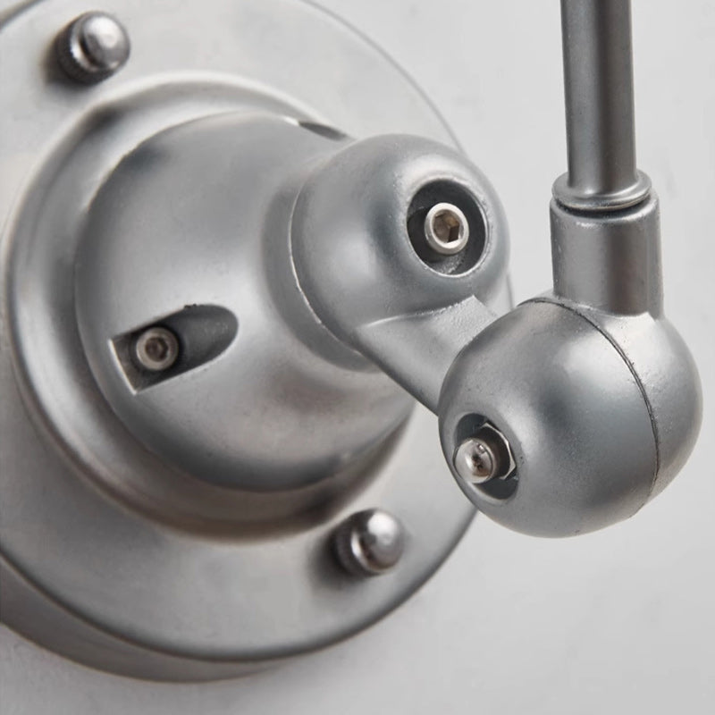 Aluminum Iron Half-Dome Hallway Wall Lamp