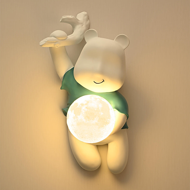 Kids Resin PLA Cartoon Wall Lamp