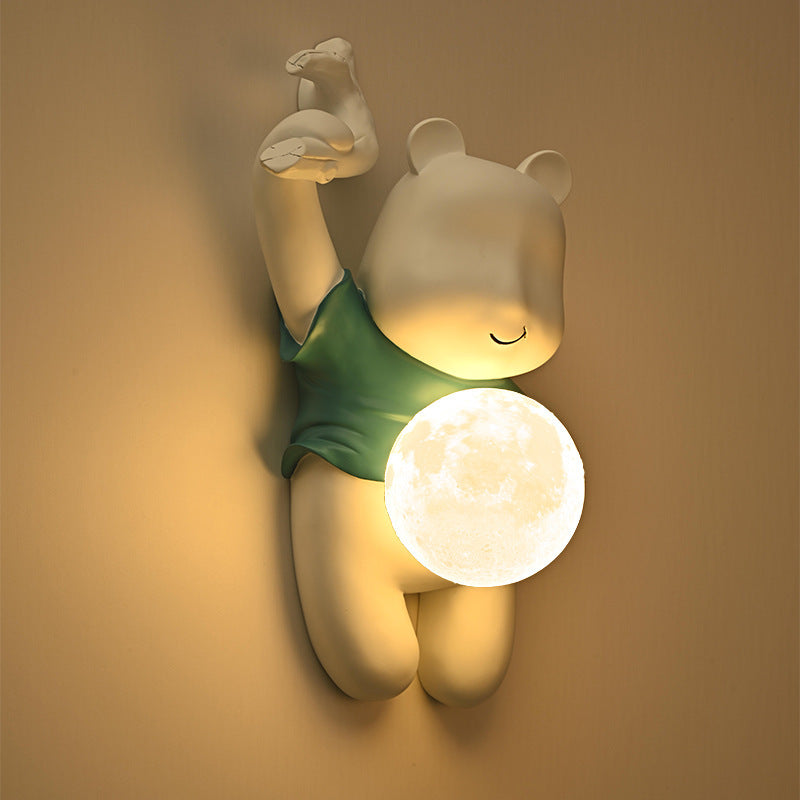 Kids Resin PLA Cartoon Wall Lamp