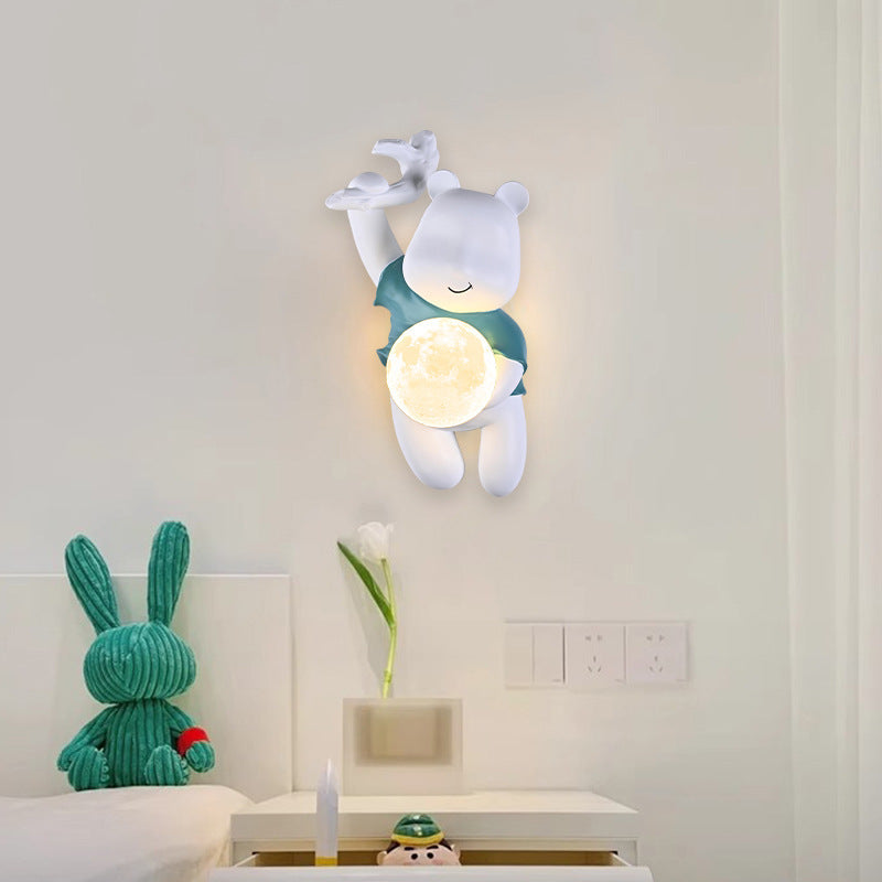 Kids Resin PLA Cartoon Wall Lamp