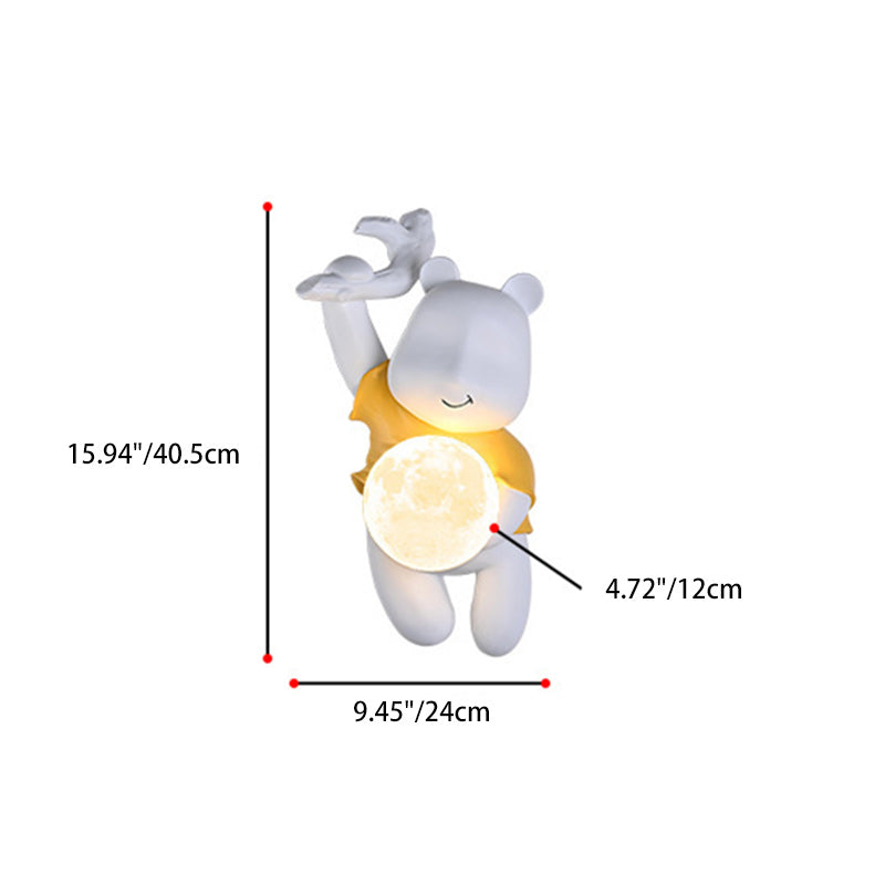 Kids Resin PLA Cartoon Wall Lamp