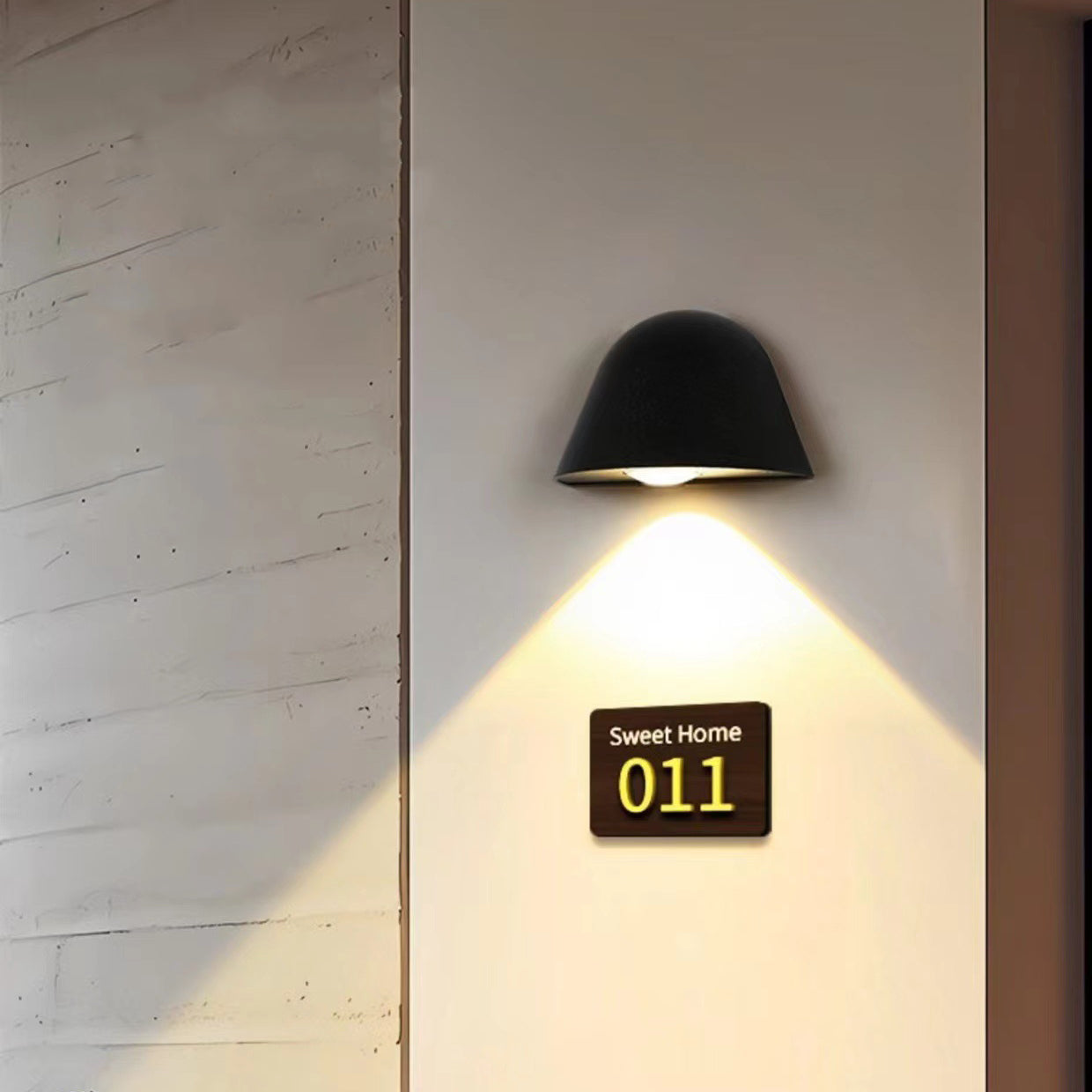 Aluminum Doorbell-Inspired Patio Outdoor Light