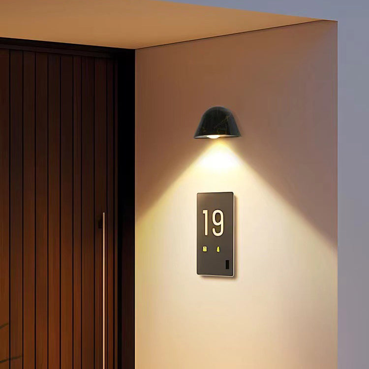 Aluminum Doorbell-Inspired Patio Outdoor Light