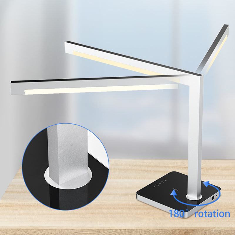 Aluminum Desk Wireless Charger Table Lamp