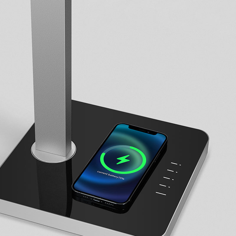 Aluminum Desk Wireless Charger Table Lamp