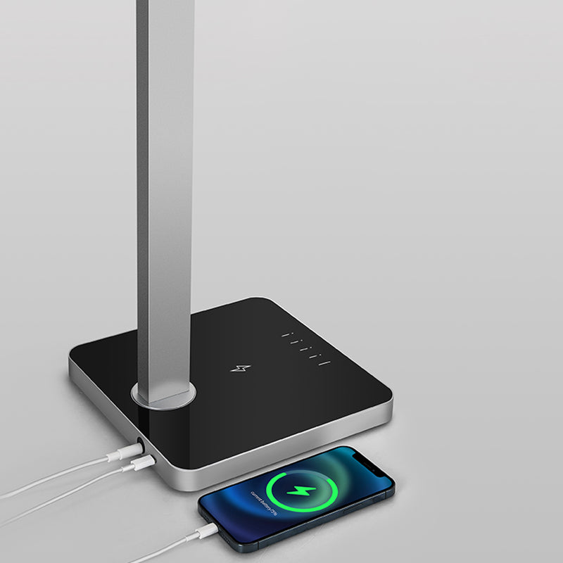 Aluminum Desk Wireless Charger Table Lamp