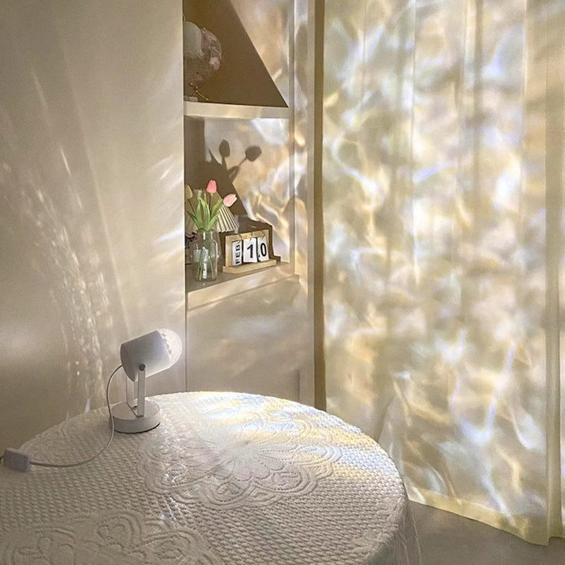 Water Ripple Cylinder Iron Table Lamp
