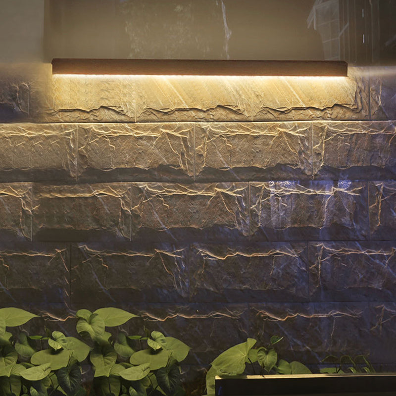 Strip Aluminum Tempered Glass Outdoor Light