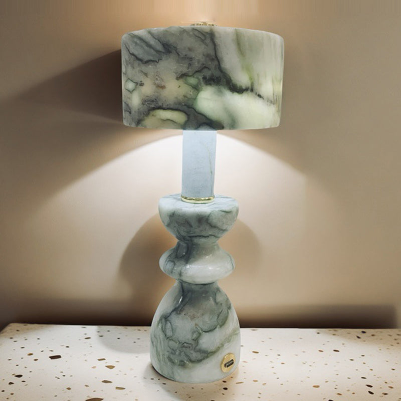 Aluminum Marble Table Lamp