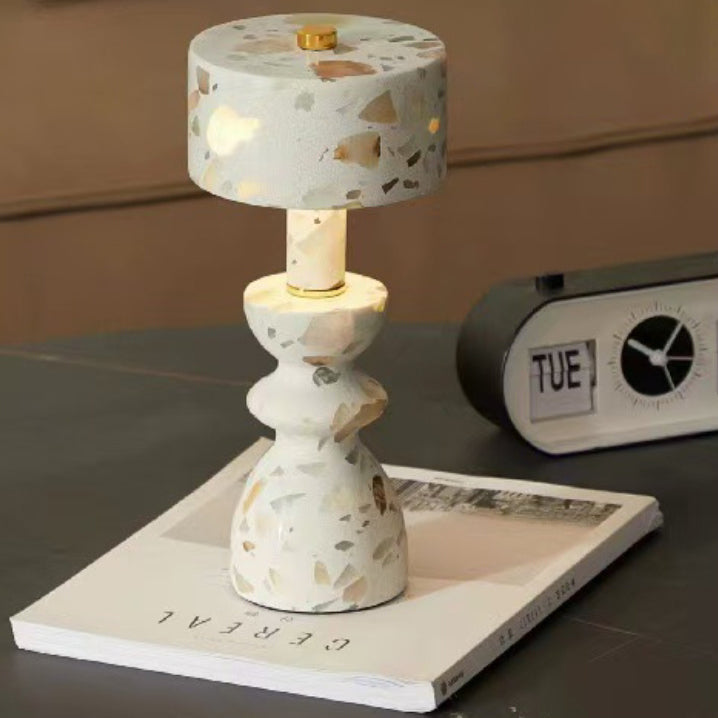 Aluminum Marble Table Lamp