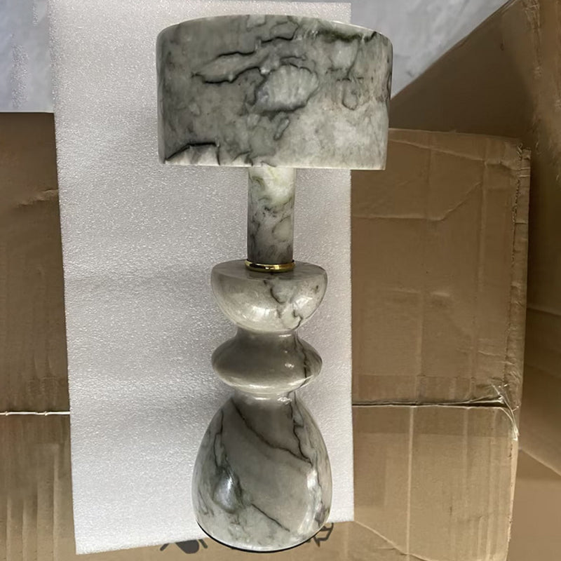 Aluminum Marble Table Lamp