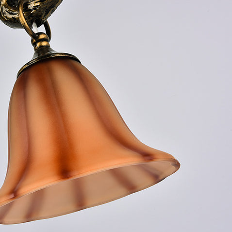 Monkey Copper Glass Bedroom Table Lamp