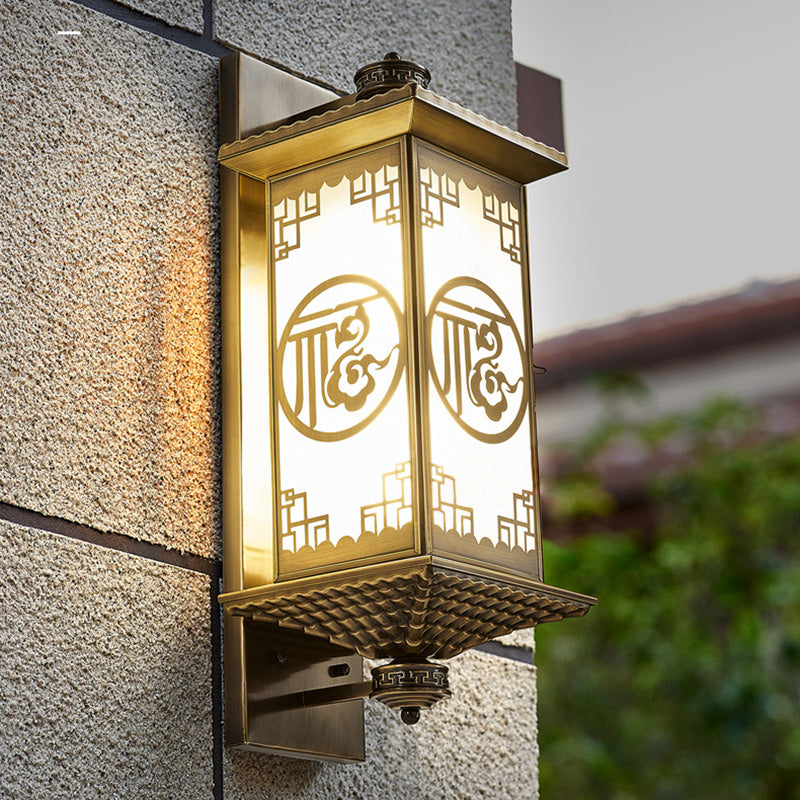 Rectangular Palace Lantern Full Outdoor Light
