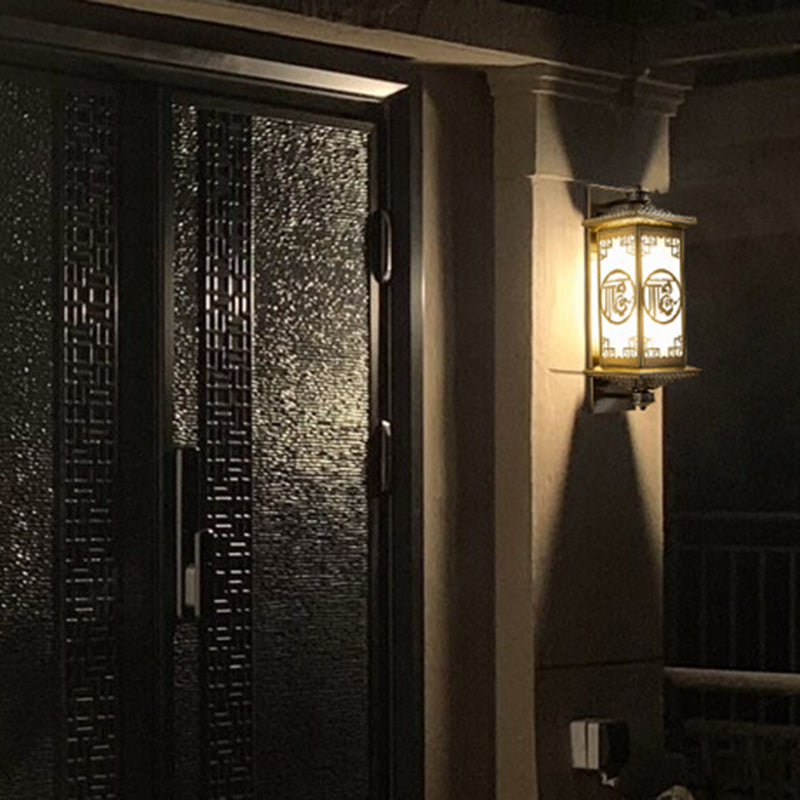 Rectangular Palace Lantern Full Outdoor Light