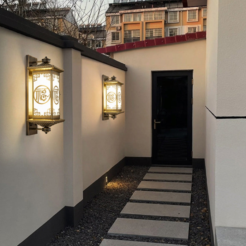 Rectangular Palace Lantern Full Outdoor Light