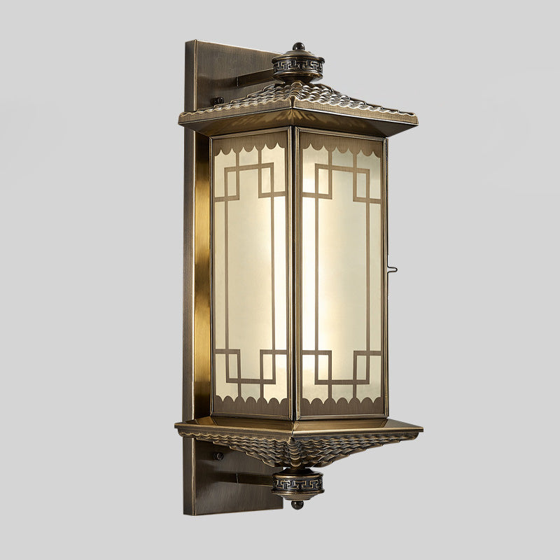 Rectangular Palace Lantern Full Outdoor Light