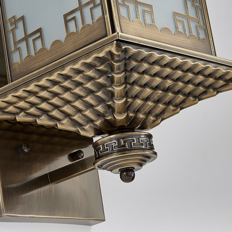 Rectangular Palace Lantern Full Outdoor Light