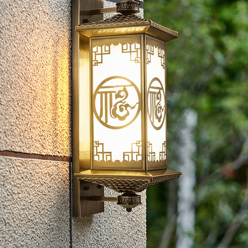 Rectangular Palace Lantern Full Outdoor Light