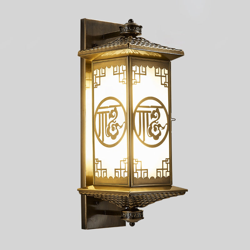 Rectangular Palace Lantern Full Outdoor Light