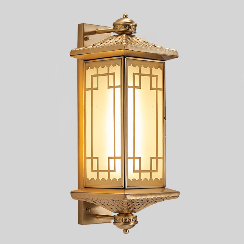 Rectangular Palace Lantern Full Outdoor Light