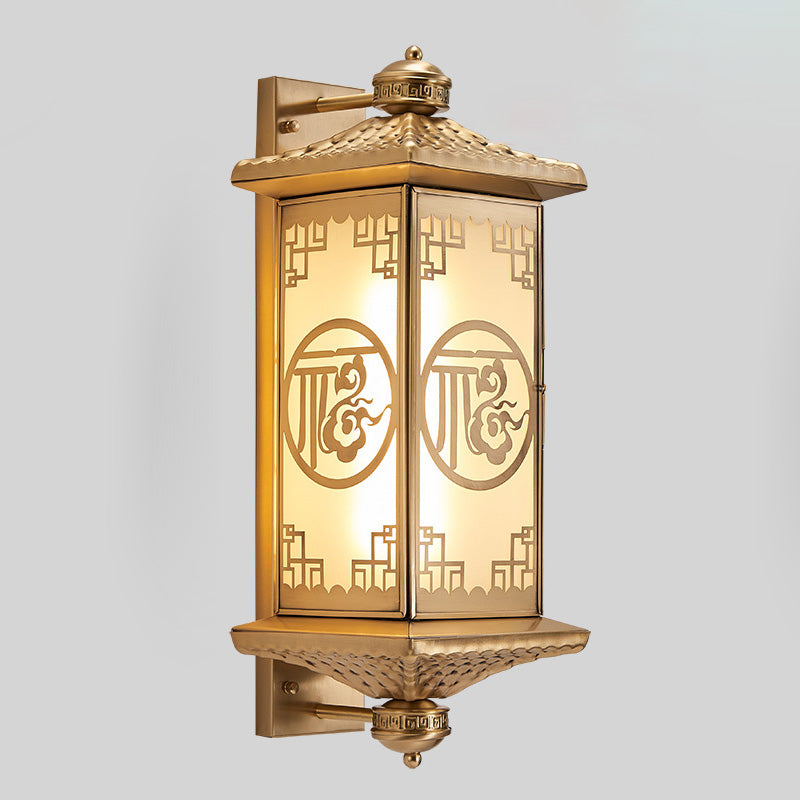 Rectangular Palace Lantern Full Outdoor Light